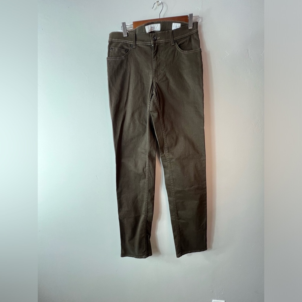 Brax Copper Fancy Brown Straight Leg Pans Size 30 x 34 1074